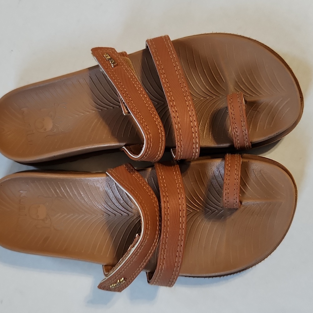 KuaiLu Womens Slides Sandals with Plantar Fasciitis Arch Support  - 7